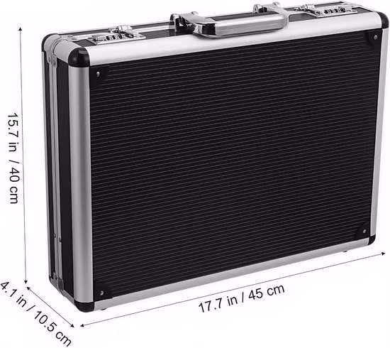 Aluminium-Werkzeugkoffer, Aluminium-Tragekoffer, Aluminium-Aktenkoffer